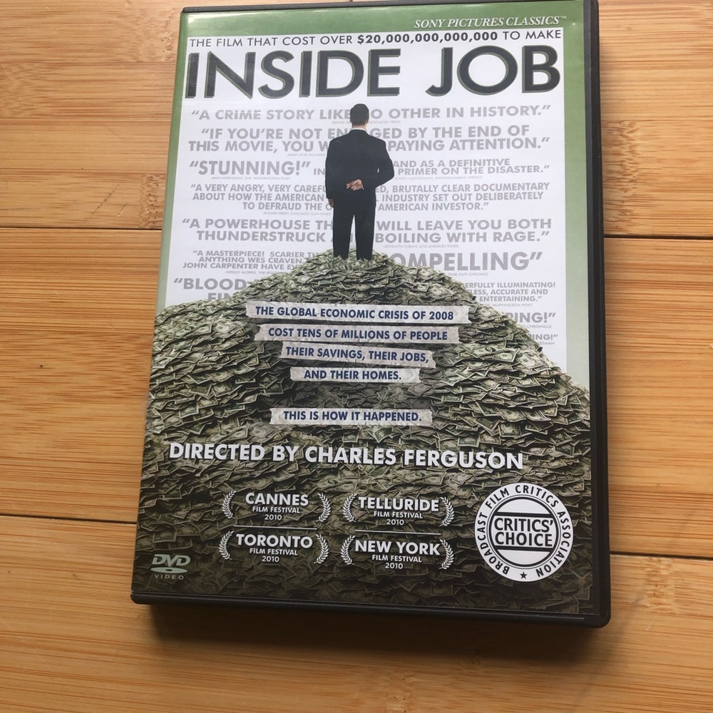 4  for $20 - Inside Job DVD